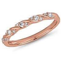 🦚 Damenring mit Brillanten aus Roségold 🦚 Damenring mit Brillanten aus Roségold