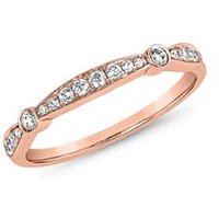 🦚 Gravierbarer Ring mit lab grown Diamanten aus Roségold 🦚 Gravierbarer Ring mit lab grown Diamanten aus Roségold