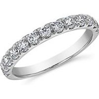 🦚 Half Eternity Diamantring, Weißgold, Platin, lab-grown 🦚 Half Eternity Diamantring, Weißgold, Platin, lab-grown