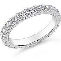 🦚 Damen Eternity Ring mit Diamanten, Weißgold oder Platin 🦚 Damen Eternity Ring mit Diamanten, Weißgold oder Platin