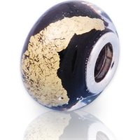 🦚 Glas Bead mit 925 Sterling Silber Fassung 🦚 Glas Bead mit 925 Sterling Silber Fassung