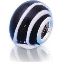 🦚 Glas Bead mit 925 Sterling Silber Fassung 🦚 Glas Bead mit 925 Sterling Silber Fassung