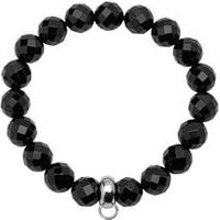 🦚 Onyx Perlenarmband für Charms dehnbar 18-23cm 🦚 Onyx Perlenarmband für Charms dehnbar 18-23cm