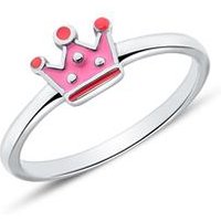 🦚 Ring Krone für Mädchen aus 925er Silber, gravierbar 🦚 Ring Krone für Mädchen aus 925er Silber, gravierbar