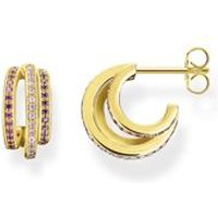 🦚 Creolen für Damen aus vergoldetem Sterlingsilber 🦚 Creolen für Damen aus vergoldetem Sterlingsilber