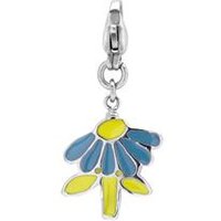 🦚 Charm aus Edelstahl in Blumenform 🦚 Charm aus Edelstahl in Blumenform