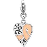 🦚 Herzcharm Edelstahl beidseitig verziert 🦚 Herzcharm Edelstahl beidseitig verziert