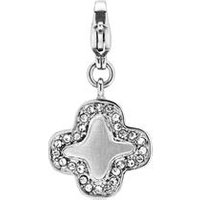 🦚 Charm aus Edelstahl mit Zirkonia 🦚 Charm aus Edelstahl mit Zirkonia