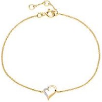 🦚 585er Goldarmband Herz mit Diamanten 🦚 585er Goldarmband Herz mit Diamanten
