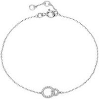 🦚 Armband Kreise aus 585er Weißgold mit Diamanten 🦚 Armband Kreise aus 585er Weißgold mit Diamanten