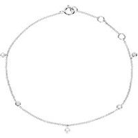 🦚 14K Weißgold Armband für Damen mit Brillanten 🦚 14K Weißgold Armband für Damen mit Brillanten