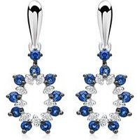 🦚 Diamant Ohrstecker 585er Gold Saphire 0,31 ct. 🦚 Diamant Ohrstecker 585er Gold Saphire 0,31 ct.