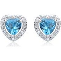 🦚 585er Ohrringe 2 Topase 10 Diamanten 0,04 ct. 🦚 585er Ohrringe 2 Topase 10 Diamanten 0,04 ct.