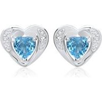 🦚 585er Ohrringe 2 Topase 4 Diamanten 0,02 ct. 🦚 585er Ohrringe 2 Topase 4 Diamanten 0,02 ct.