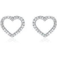 🦚 Damen Ohrstecker Herzen aus 14K Roségold mit Brillanten 🦚 Damen Ohrstecker Herzen aus 14K Roségold mit Brillanten