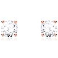 🦚 Ohrstecker für Damen aus 585er Roségold mit Diamanten 🦚 Ohrstecker für Damen aus 585er Roségold mit Diamanten