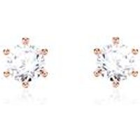 🦚 Diamantbesetzte Ohrstecker für Damen aus 14K Roségold 🦚 Diamantbesetzte Ohrstecker für Damen aus 14K Roségold