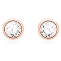 🦚 Damenohrstecker aus 14K Roségold mit Brillanten 🦚 Damenohrstecker aus 14K Roségold mit Brillanten