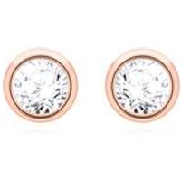 🦚 Diamantbesetzte Damenohrstecker aus 585er Roségold 🦚 Diamantbesetzte Damenohrstecker aus 585er Roségold