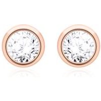 🦚 Ohrstecker für Damen aus 14K Roségold mit Diamanten 🦚 Ohrstecker für Damen aus 14K Roségold mit Diamanten