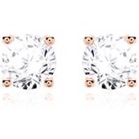 🦚 Diamantbesetzte Damen Ohrstecker aus 14K Roségold 🦚 Diamantbesetzte Damen Ohrstecker aus 14K Roségold