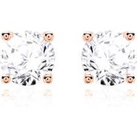 🦚 Damen Ohrstecker aus 585er Roségold mit Brillanten 🦚 Damen Ohrstecker aus 585er Roségold mit Brillanten