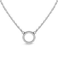 🦚 Kette Kreis 750er Weißgold 22 Diamanten 0,07 ct. 🦚 Kette Kreis 750er Weißgold 22 Diamanten 0,07 ct.