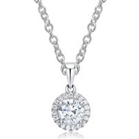 🦚 750er Weißgold Diamantkette mit Anhänger 🦚 750er Weißgold Diamantkette mit Anhänger