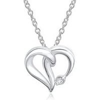 🦚 585er Weißgold-Kette Herz Diamant 🦚 585er Weißgold-Kette Herz Diamant