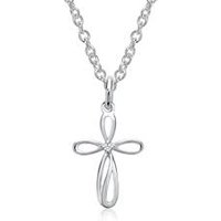 🦚 585er Weißgold-Kette Kreuz Diamant 0,01 ct. 🦚 585er Weißgold-Kette Kreuz Diamant 0,01 ct.