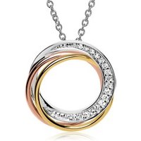 🦚 Kette Anhänger 585er Gold tricolor Diamanten 🦚 Kette Anhänger 585er Gold tricolor Diamanten