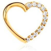 🦚 Anhänger Herz aus 14K Gold mit Diamanten 🦚 Anhänger Herz aus 14K Gold mit Diamanten