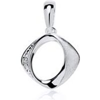 🦚 Kettenanhänger aus 585er Weißgold mit Diamant 🦚 Kettenanhänger aus 585er Weißgold mit Diamant