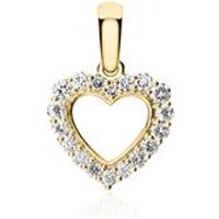 🦚 Herzanhänger aus 750er Gold mit Brillanten 🦚 Herzanhänger aus 750er Gold mit Brillanten