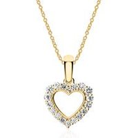 🦚 Herzkette aus 750er Gold mit Brillanten 🦚 Herzkette aus 750er Gold mit Brillanten