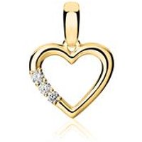 🦚 750er Gold Anhänger Herz mit Brillanten 🦚 750er Gold Anhänger Herz mit Brillanten