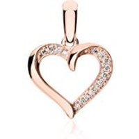 🦚 Herzanhänger aus 18K Roségold mit Brillanten 🦚 Herzanhänger aus 18K Roségold mit Brillanten