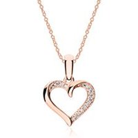 🦚 Herzkette aus 18K Roségold mit Brillanten 🦚 Herzkette aus 18K Roségold mit Brillanten