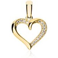 🦚 Anhänger Herz aus 750er Gold mit Diamanten 🦚 Anhänger Herz aus 750er Gold mit Diamanten