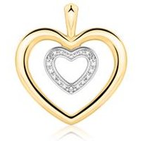 🦚 585er Goldanhänger Herzen mit Diamanten 🦚 585er Goldanhänger Herzen mit Diamanten