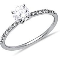 🦚 Diamantring mit 0,78 ct gesamt 750 Weißgold 🦚 Diamantring mit 0,78 ct gesamt 750 Weißgold