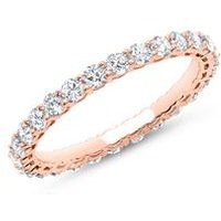 🦚 Eternity Ring 750er Roségold 28 Diamanten 🦚 Eternity Ring 750er Roségold 28 Diamanten