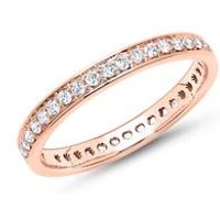 🦚 Eternity Ring 750er Roségold 39 Diamanten 🦚 Eternity Ring 750er Roségold 39 Diamanten