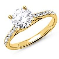 🦚 585er Gold Damenring mit Diamanten 🦚 585er Gold Damenring mit Diamanten