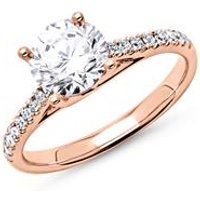 🦚 750er Roségold Damenring mit Diamanten 🦚 750er Roségold Damenring mit Diamanten