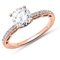 🦚 Verlobungsring 750er Roségold mit Diamanten 🦚 Verlobungsring 750er Roségold mit Diamanten