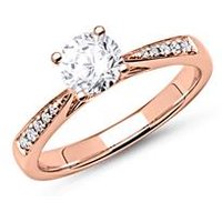 🦚 750er Roségold Verlobungsring mit Diamanten 🦚 750er Roségold Verlobungsring mit Diamanten