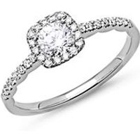 🦚 Halo Ring 950er Platin mit Diamanten 🦚 Halo Ring 950er Platin mit Diamanten