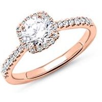 🦚 585er Roségold Verlobungsring mit Diamanten 🦚 585er Roségold Verlobungsring mit Diamanten