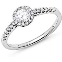 🦚 950er Platin Halo Ring mit Diamanten 🦚 950er Platin Halo Ring mit Diamanten